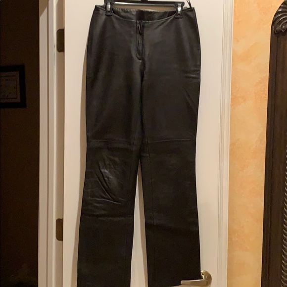 bebe leather pants